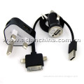 Portable Multi Device Use UK Plug Home Charger Kit for iPhone5 (AK-051)